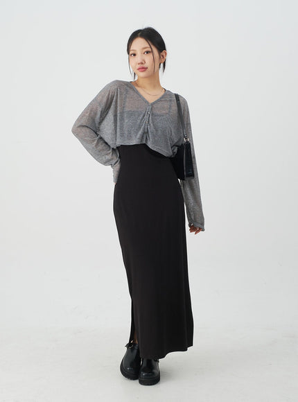 Summer Sheer Cropped Cardigan CJ07