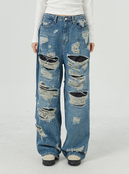 Ripped Baggy Jeans CM317