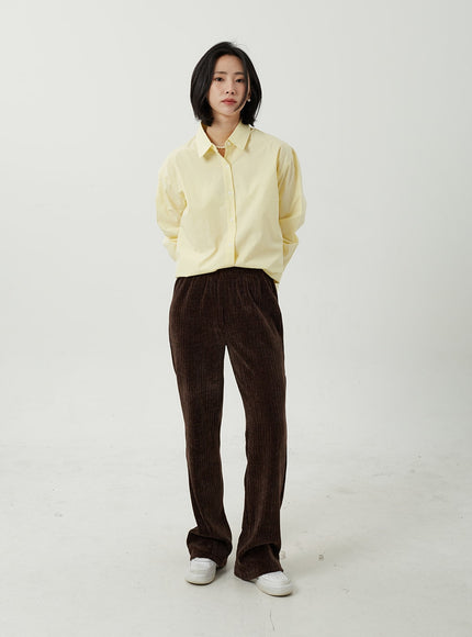 Oversized Button Shirt OJ313