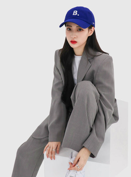 B Printed Baseball Cap CA10