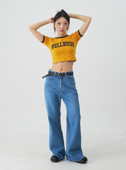 Extra Long Boot-cut Denim Pants CJ03