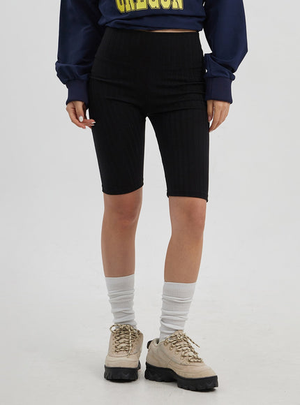 Ribbed Biker Pants CJ326
