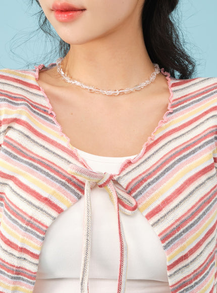 Transparent Beaded Necklace BJ09