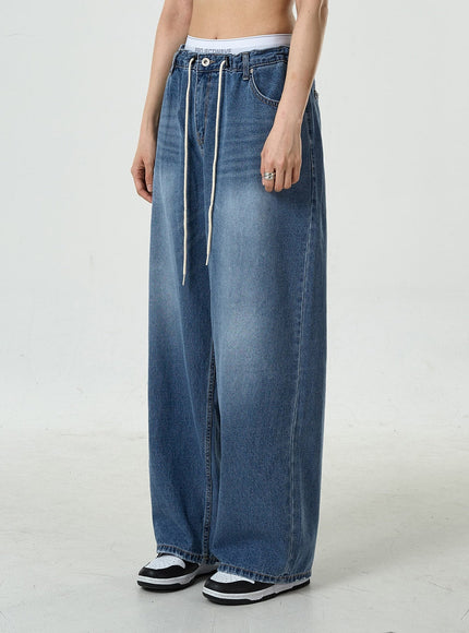 Low-Rise Wide Jeans CU7