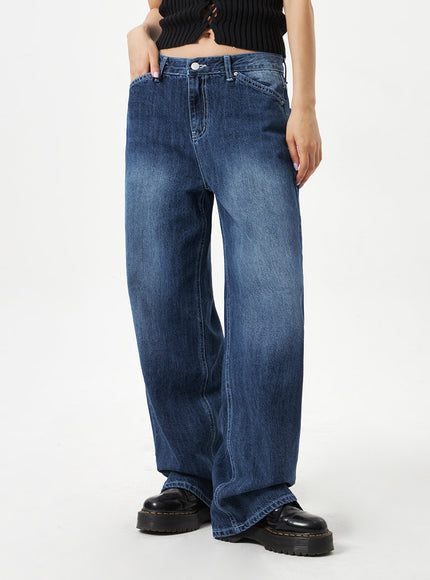 Dark Blue Baggy Pants CA321