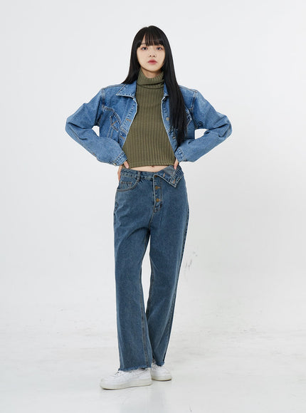 Crop Denim Jacket OO11