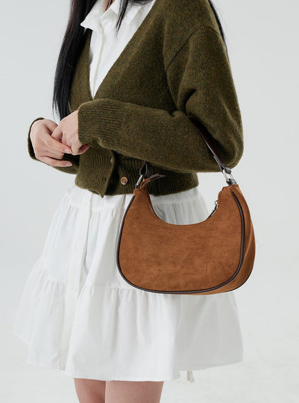 Half Moon Zipper Mini Bag OO25