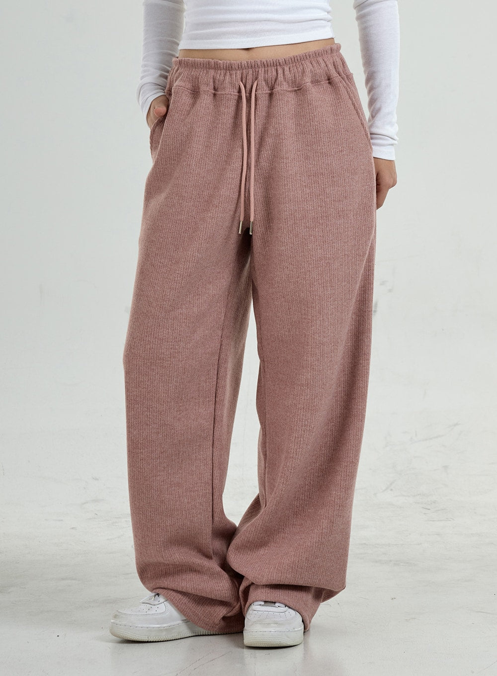 Wide Knit Pants Unisex CO25 - Lewkin