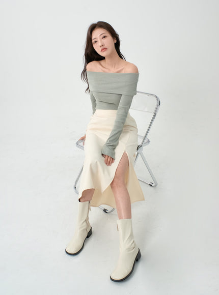 Off Shoulder T-Shirt IO07