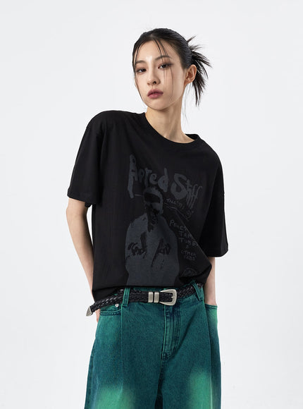 Woven Faux Leather Belt CM309