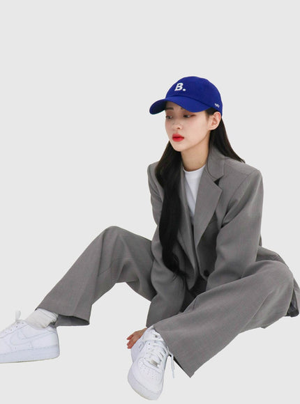 B Printed Baseball Cap CA10