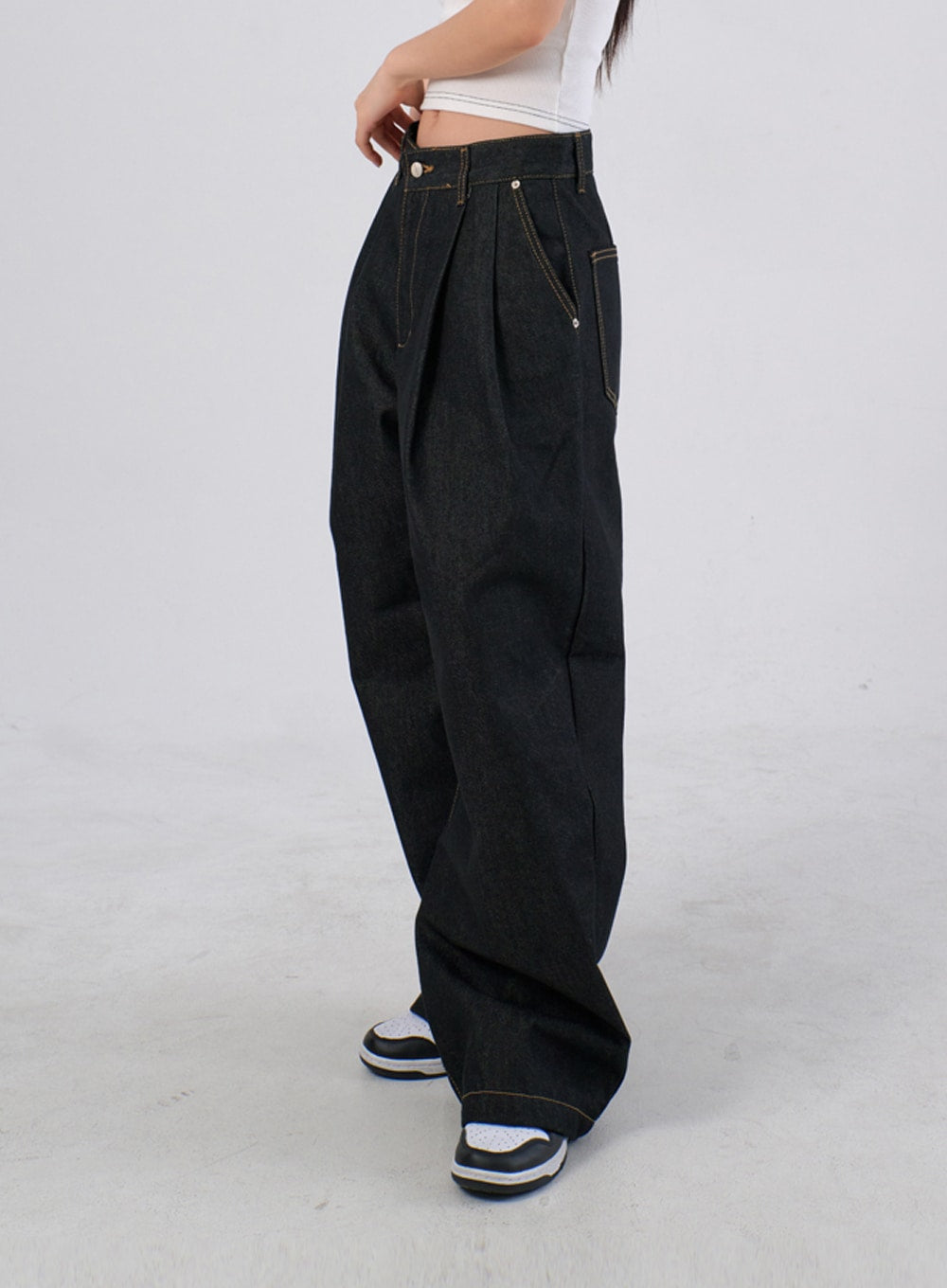 Mid-Rise Baggy Jeans IA304