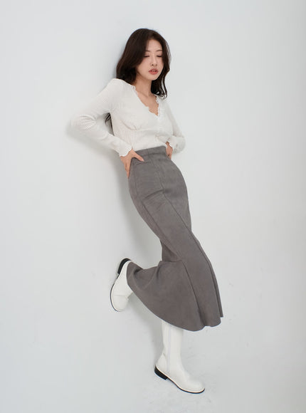 Simple Mermaid Long Skirt IO12