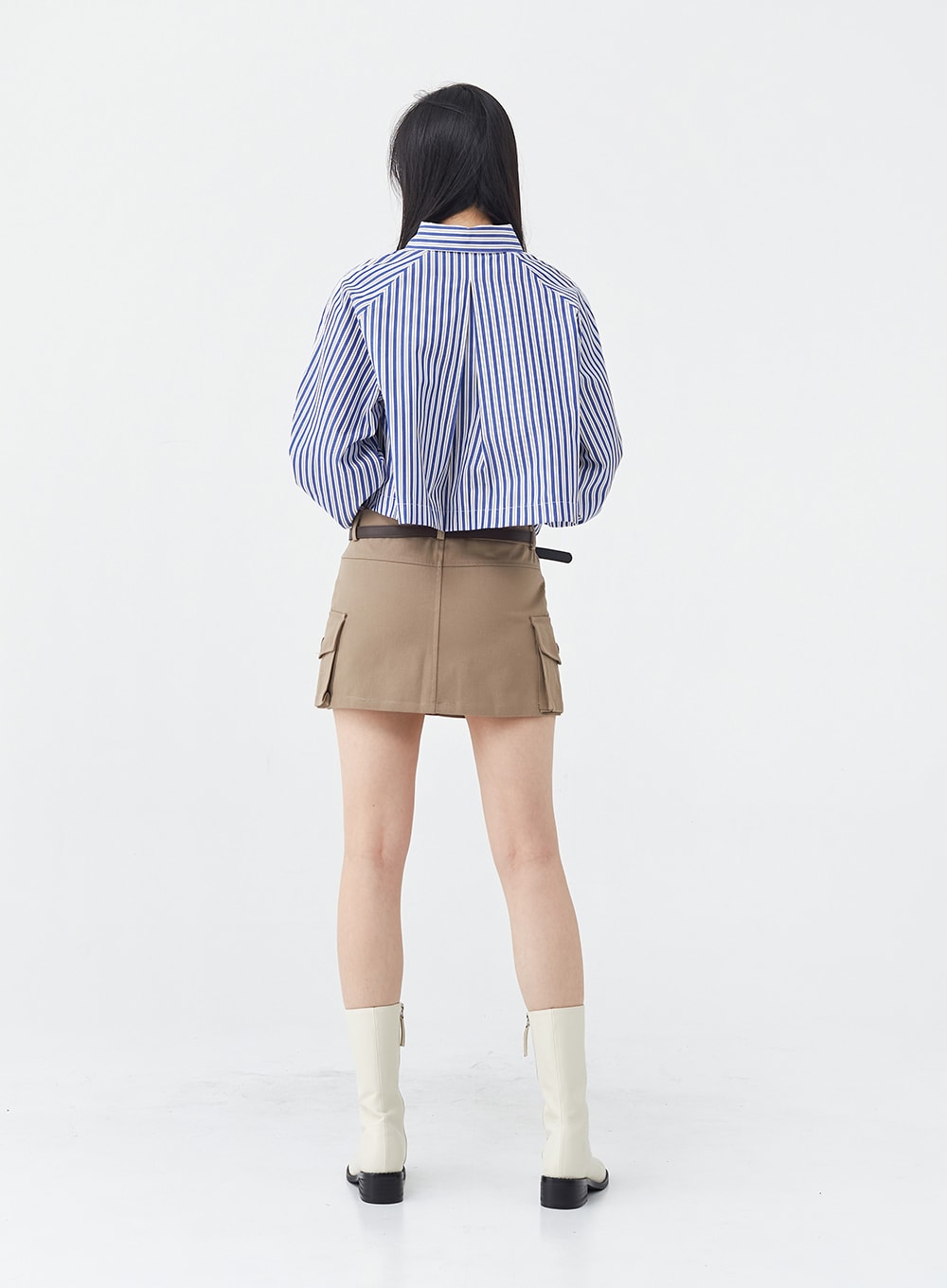 Low-Rise Pocket Cargo Mini Skirt OG18