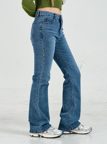 Semi Bootcut Denim Pants CO12