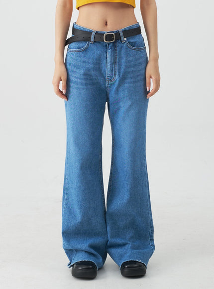 Extra Long Boot-cut Denim Pants CJ03