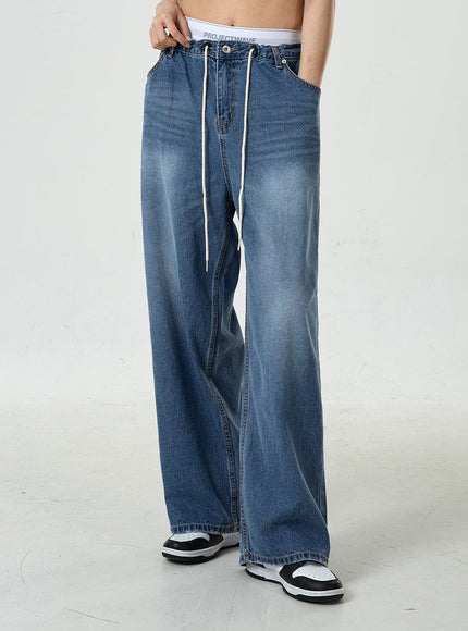 Low-Rise Wide Jeans CU7