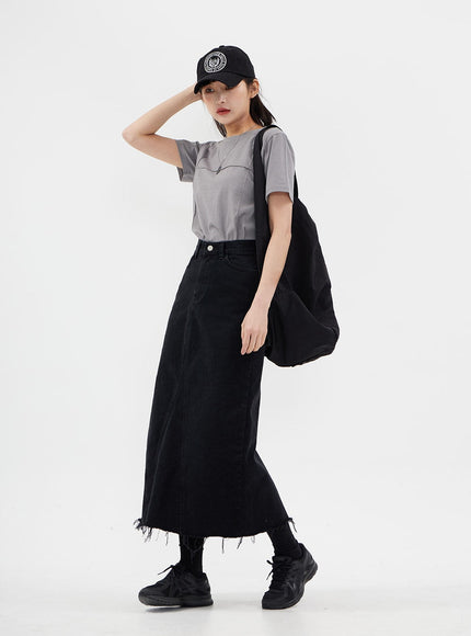 Short Sleeve T Shirt with Trim Detail CM3