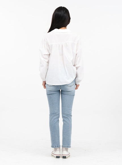 Lace Collar Blouse K0302