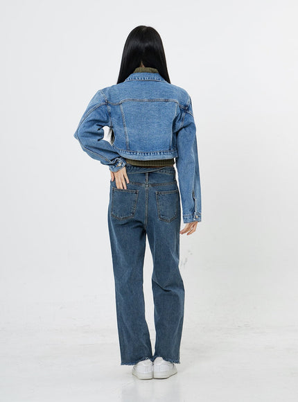 Crop Denim Jacket OO11