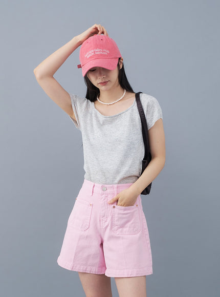 Front Double Pocketed Shorts OJ23