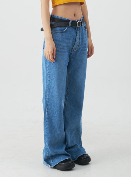 Extra Long Boot-cut Denim Pants CJ03