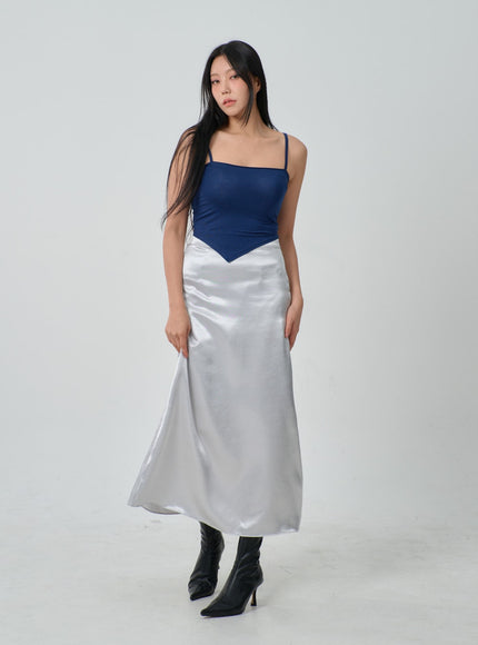 Thin Strap Cropped Top IJ320