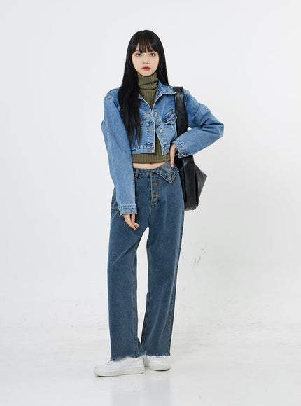 Crop Denim Jacket OO11