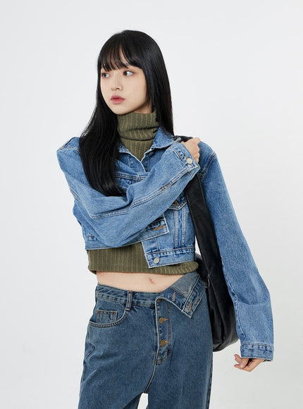 Crop Denim Jacket OO11