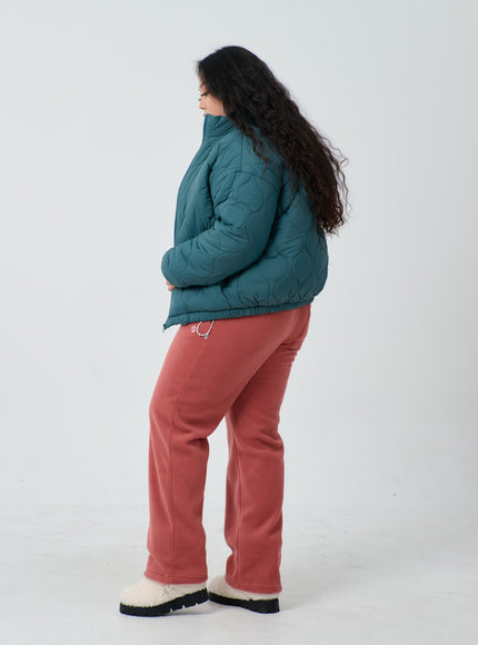 Plus Zipper Puffer Jacket ID27