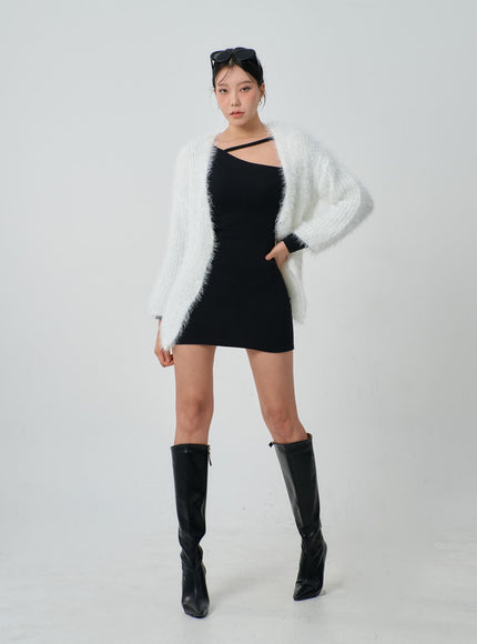 Soft Midi Knit Cardigan IJ318