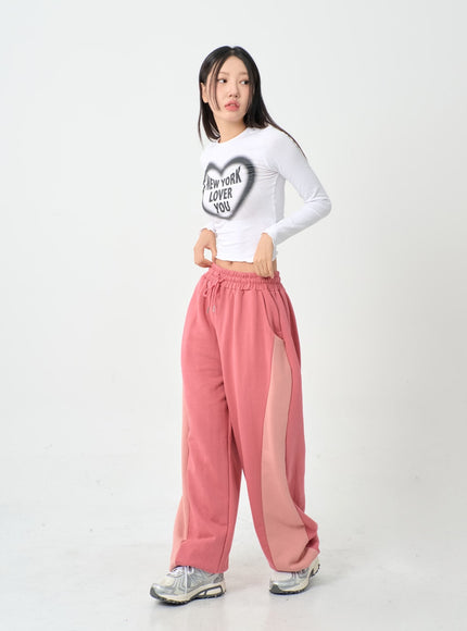 Wave New York Crop Long Sleeve T-Shirt IS06