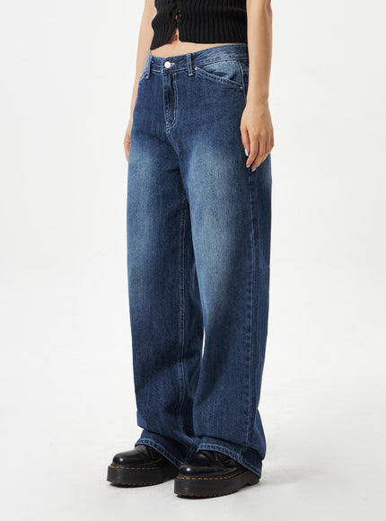 Dark Blue Baggy Pants CA321