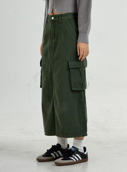 Cargo Long Skirt CO24