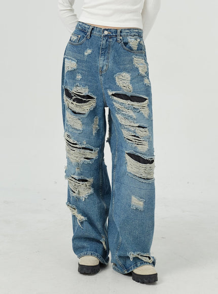 Ripped Baggy Jeans CM317