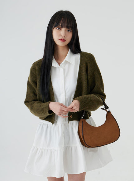 Half Moon Zipper Mini Bag OO25