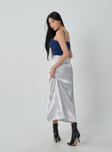 Thin Strap Cropped Top IJ320