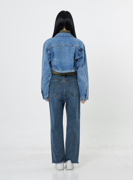 Crop Denim Jacket OO11