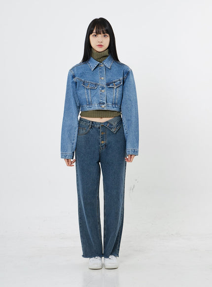 Crop Denim Jacket OO11