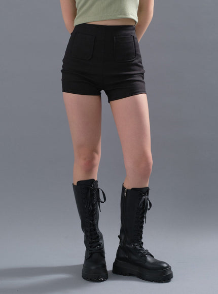 Spandex Double Pocketed Shorts CM12