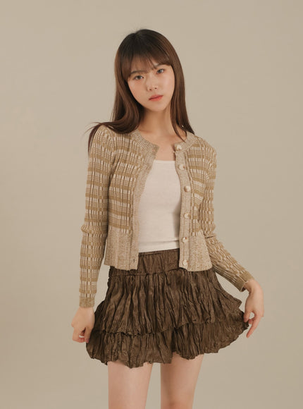 Ruffle Tier Mini Skirt J17