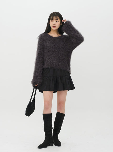 Tiered Mini Skirt J19