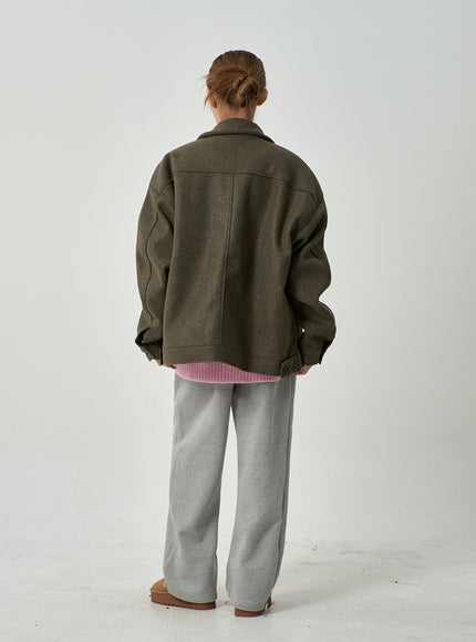 Oversize Button Jacket CD14