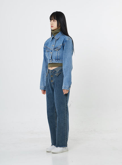 Crop Denim Jacket OO11