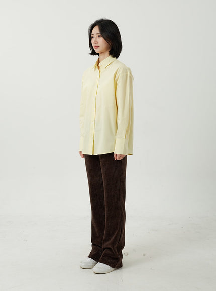 Oversized Button Shirt OJ313