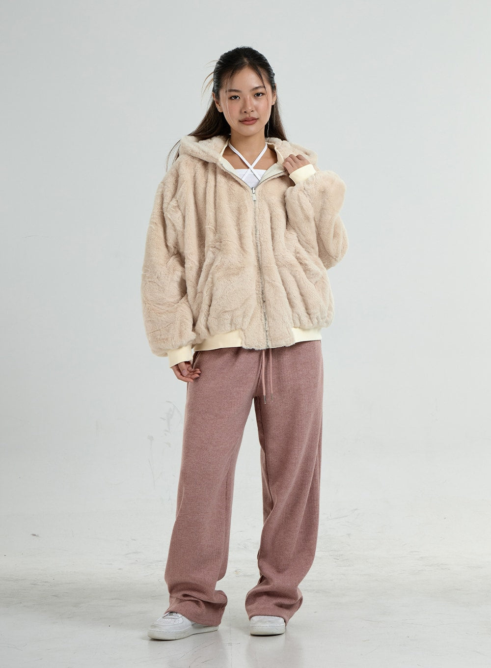 Wide Knit Pants Unisex CO25 - Lewkin