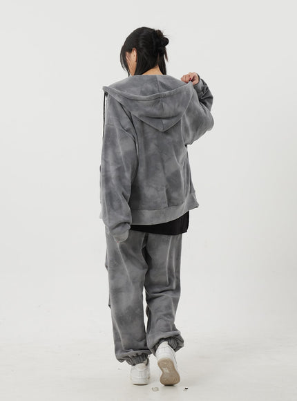 Mixed Color Baggy Track Pants BJ319