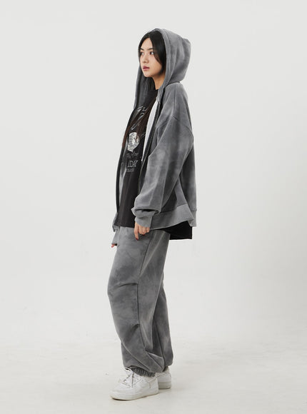 Mixed Color Baggy Track Pants BJ319