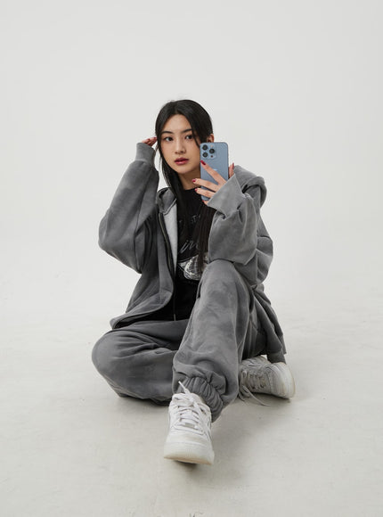 Mixed Color Baggy Track Pants BJ319