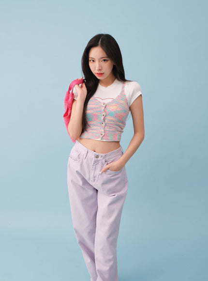 Bubblegum Wide Pants BY18